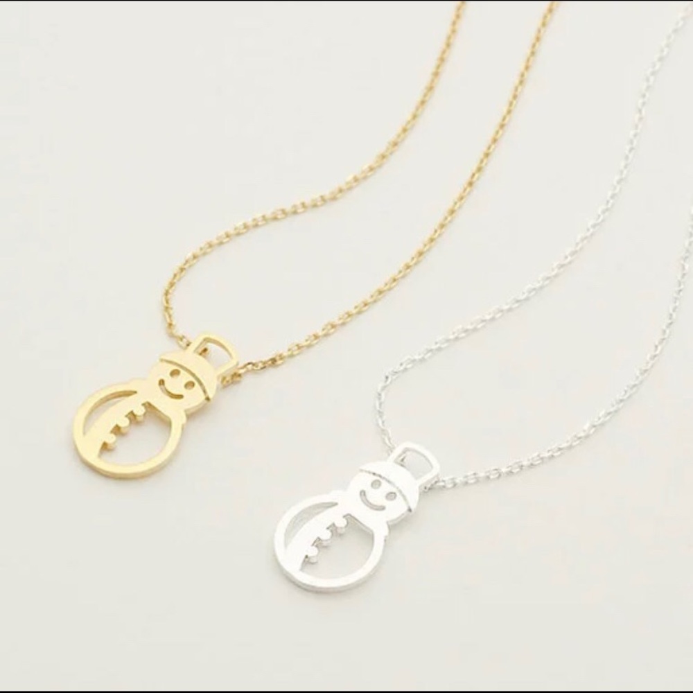 Snowman Necklace